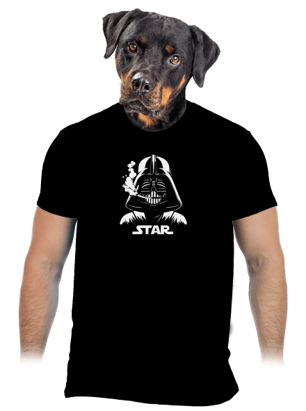 Darth Star pánske tričko Black