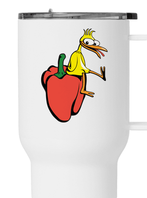 Kura na paprike termohrnček White