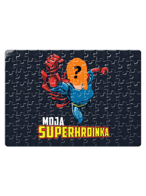 Moja superhrdinka puzzle White