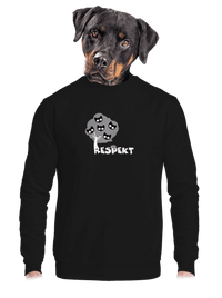 unisex mikina bez kapucne