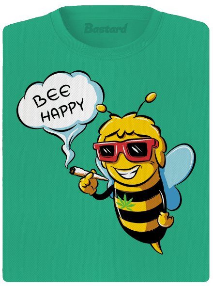 Bee happy dámske športové tričko Mint Mal