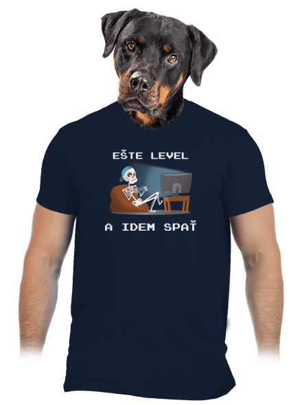 Ešte level pánske tričko Navy