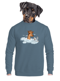 unisex mikina bez kapucne