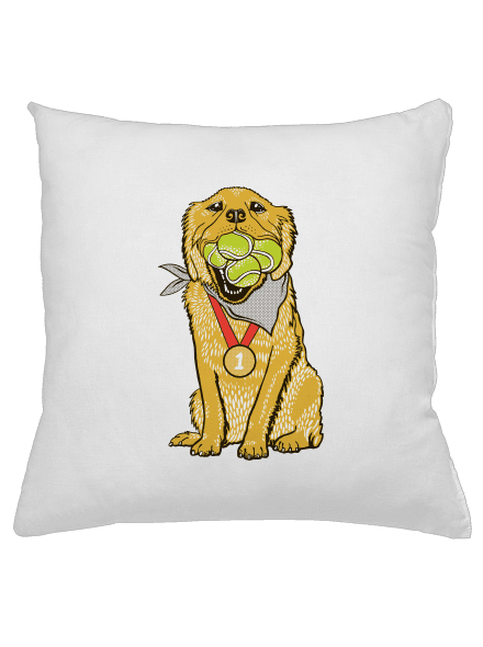 Zlatý retriever vankúš White