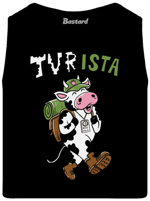 Tur na cestách pánske tielko Black