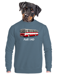 unisex mikina bez kapucne