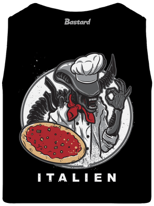 Italien pánske tielko Black