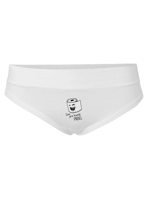 Prdel dámske nohavičky White