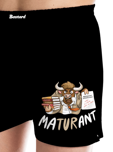Tur maturant pánske trenky Black