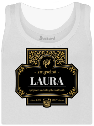 Alkoholová etiketa dámske tielko klasické White