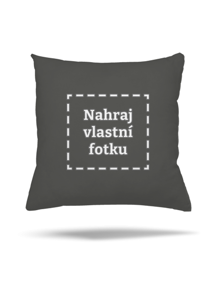 Vlastná potlač vankúš Gray Pol