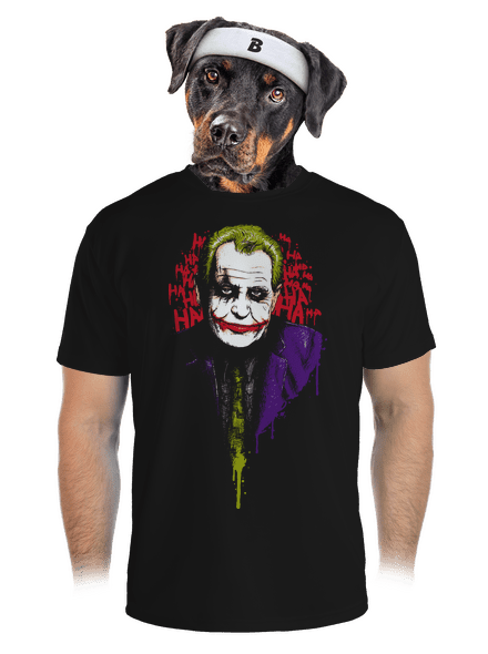 Zeman Joker pánske športové tričko Black