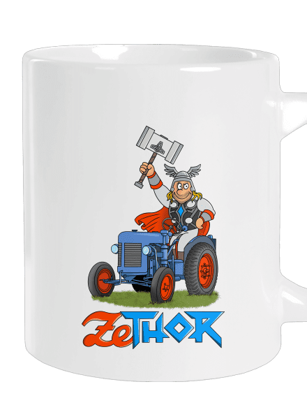ZeThor veľký hrnček White