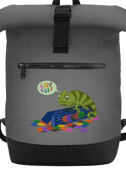 Zmätený chameleón batoh Grey Marl