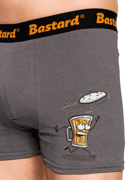Čiapka boxerky Gray Melange