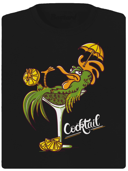Cocktail dámske športové tričko Black