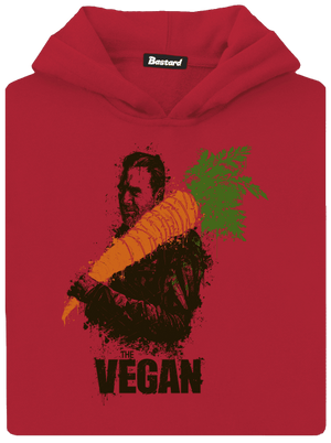 Vegan detská mikina klokanka Fire Red