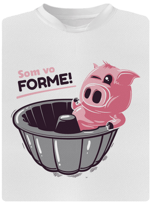 Vo forme pánske športové tričko White