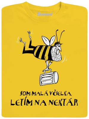 Malá včielka pánske tričko Gold