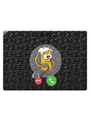 Pívo volá puzzle White