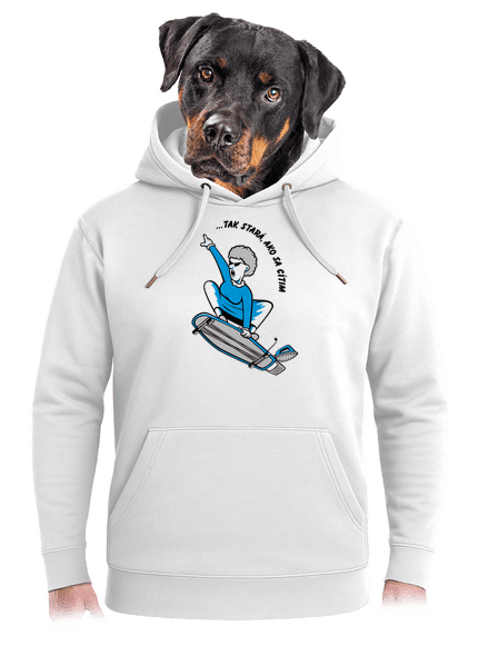 Starý, ako sa cítim unisex mikina premium Snowwhite