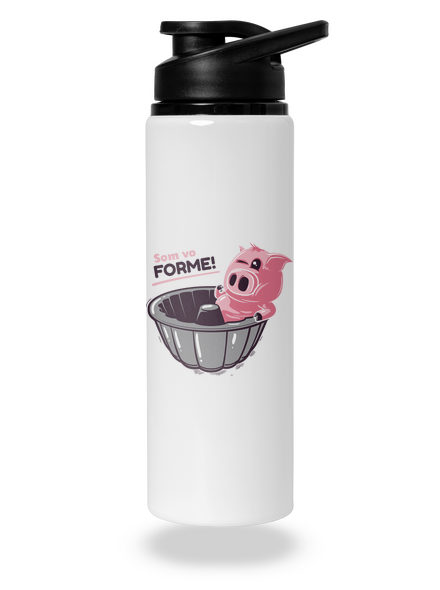 Vo forme flaša na vodu White