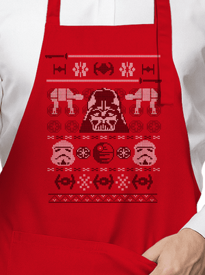 Vader na svetri zástera Red