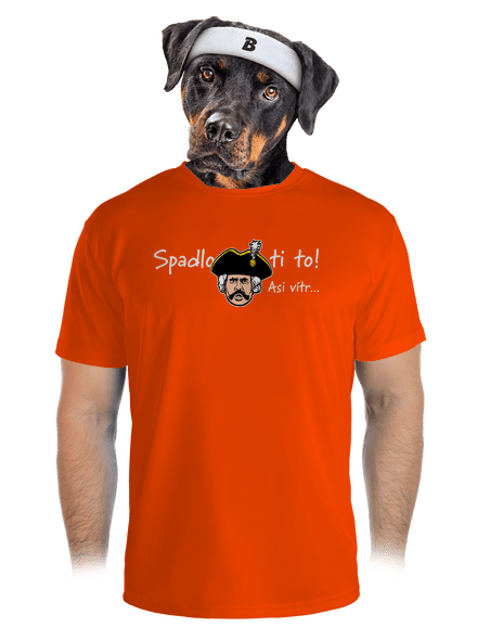 Spadlo ti to pánske športové tričko Neon Orange