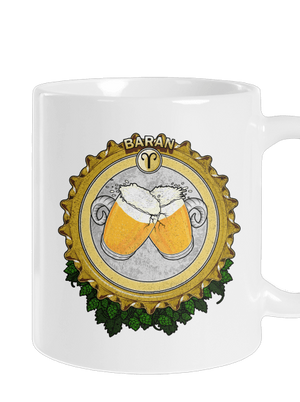 Pivný horoskop: Baran klasický hrnček White