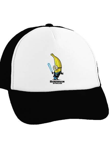 Bananakin Skywalker šiltovka truckerka Black cap