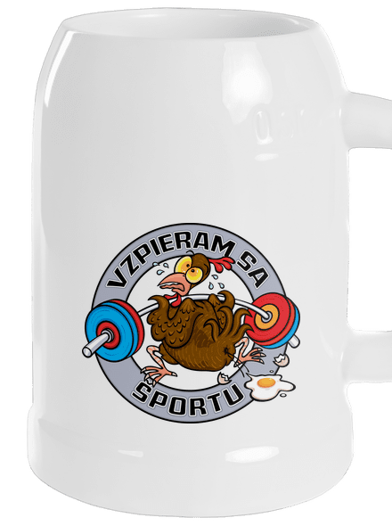Vzpieram sa sportu polliter White