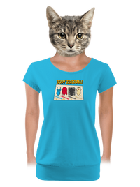 dámske tričko s lemom