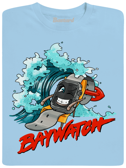 Baywatch pánske tričko Sky Blue