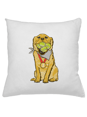 Zlatý retriever vankúš White