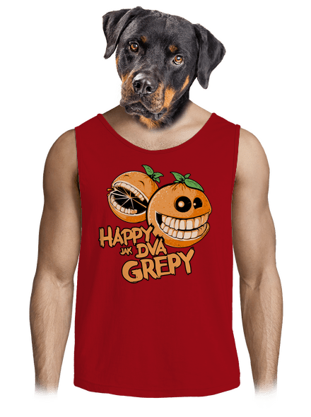 Happy grepy pánske tielko Red