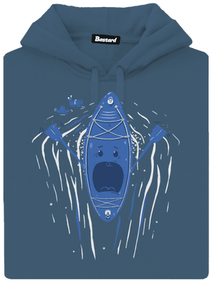 Ahhhh! dámska mikina klokanka Denim