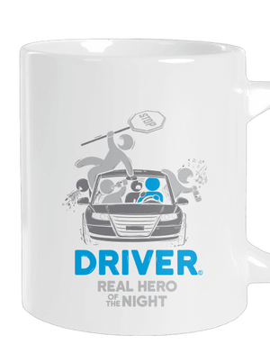 Driver veľký hrnček White