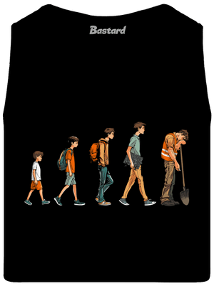 Evolúcia študenta pánske tielko Black