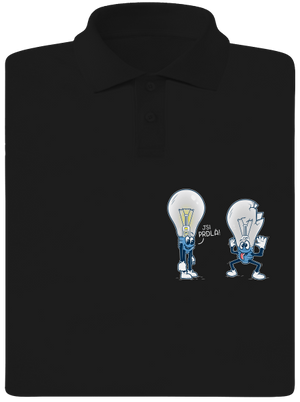 Prdlá pánska polokošeľa Black