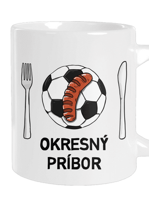 Okresný príbor veľký hrnček White