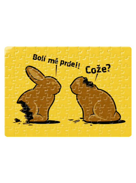 Bolí ma prdel puzzle White