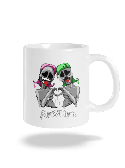 Besties klasický hrnček White