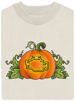 Strašidelný Halloween unisex mikina bez kapucne Off White