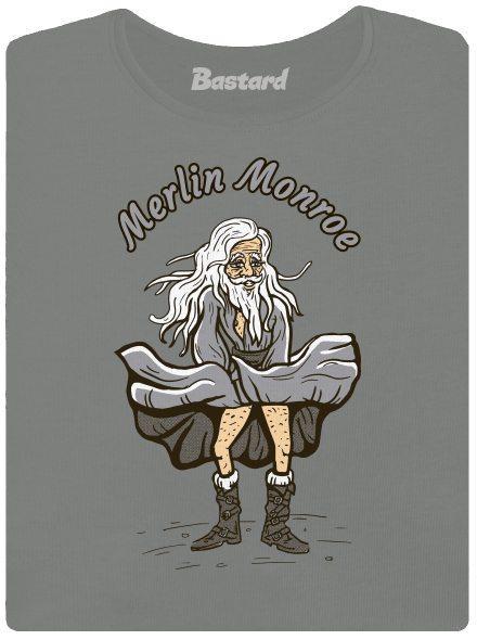 Merlin Monroe dámske tričko Dark Gray Melange