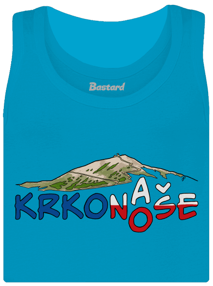 Krkonoše dámske tielko klasické Blue Atol
