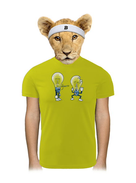 Prdlá detské športové tričko Neon Yellow