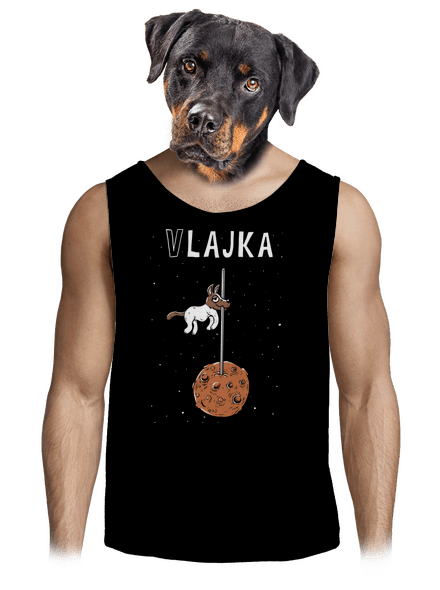 Vlajka pánske tielko Black