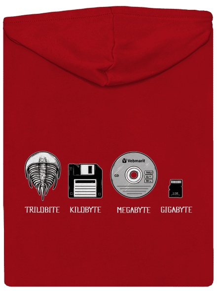 Trilobite pánska mikina na zips Red