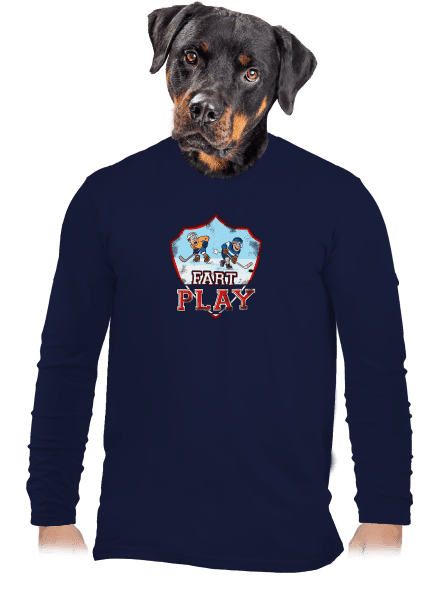 Fart Play pánske dlhý rukáv Navy