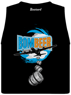 BomBeer dámske tielko voľné Black